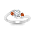 Thumbnail 17 - swirl-bypass-3-stone-orange-sapphire-engagement-ring-in-white-gold-FD8896RORGSAORANGLE5-NL-WG