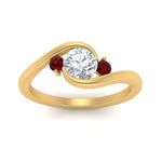 Load image into Gallery viewer, Swirl Bypass 3 Stone Ring
