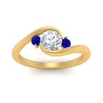 Load image into Gallery viewer, Swirl Bypass 3 Stone Ring
