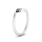 Load image into Gallery viewer, Swirl Bypass Semi Mount Engagement Ring
