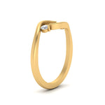 Load image into Gallery viewer, Swirl Bypass Semi Mount Engagement Ring
