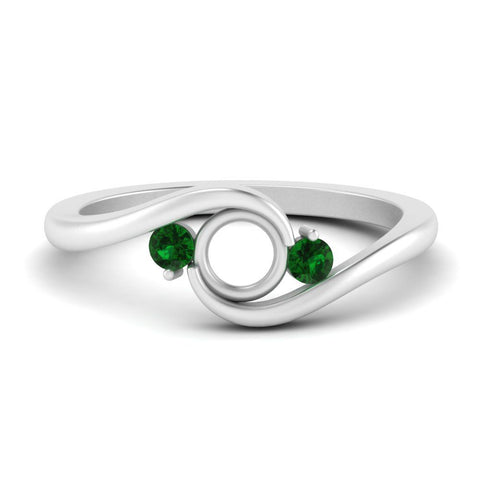 swirl-bypass-3-stone-semi-mount-emerald-engagement-ring-in-white-gold-FD8896SMRGEMGR-NL-WG