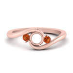 Load image into Gallery viewer, Swirl Bypass Semi Mount Engagement Ring
