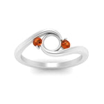 Load image into Gallery viewer, Swirl Bypass Semi Mount Engagement Ring
