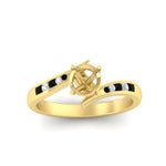 Load image into Gallery viewer, swirl-channel-set-diamond-semi-mount-black-diamond-wedding-ring-in-yellow-gold-FDENS4028SMRGBLACKANGLE5-NL-YG.jpg?v=1754996226
