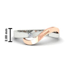 Load image into Gallery viewer, swirl-diamond-love-mens-wedding-band-in-rose-gold-FDM11159-NL-RG-HW
