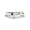 Load image into Gallery viewer, swirl-emerald-love-mens-wedding-band-in-white-gold-FDM11159GEMGR-NL-WG