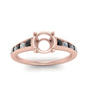 Load image into Gallery viewer, swirl-engraved-channel-accent-semi-mount-engagement-ring-with-black-diamond-in-FD122866SMRGBLACK-NL-RG