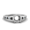 Load image into Gallery viewer, swirl-engraved-channel-accent-semi-mount-engagement-ring-with-black-diamond-in-FD122866SMRGBLACK-NL-WG