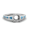 Load image into Gallery viewer, swirl-engraved-channel-accent-semi-mount-engagement-ring-with-blue-topaz-in-FD122866SMRGICBLTO-NL-WG