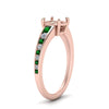 Load image into Gallery viewer, swirl-engraved-channel-accent-semi-mount-engagement-ring-with-emerald-in-FD122866SMRGEMGR-NL-RG