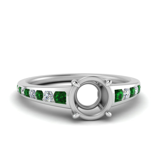 swirl-engraved-channel-accent-semi-mount-engagement-ring-with-emerald-in-FD122866SMRGEMGR-NL-WG
