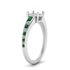 Load image into Gallery viewer, swirl-engraved-channel-accent-semi-mount-engagement-ring-with-emerald-in-FD122866SMRGEMGR-NL-WG
