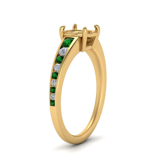 swirl-engraved-channel-accent-semi-mount-engagement-ring-with-emerald-in-FD122866SMRGEMGR-NL-YG