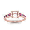 Load image into Gallery viewer, swirl-engraved-channel-accent-semi-mount-engagement-ring-with-pink-sapphire-in-FD122866SMRGSADRPI-NL-RG