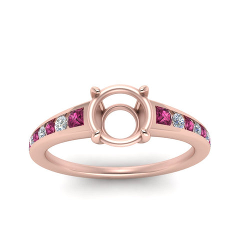 swirl-engraved-channel-accent-semi-mount-engagement-ring-with-pink-sapphire-in-FD122866SMRGSADRPI-NL-RG