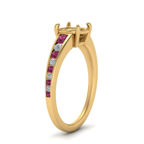 swirl-engraved-channel-accent-semi-mount-engagement-ring-with-pink-sapphire-in-FD122866SMRGSADRPI-NL-YG