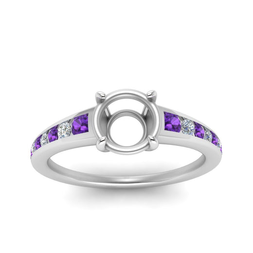 swirl-engraved-channel-accent-semi-mount-engagement-ring-with-purple-topaz-in-FD122866SMRGVITO-NL-WG