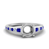 Load image into Gallery viewer, swirl-engraved-channel-accent-semi-mount-engagement-ring-with-sapphire-in-FD122866SMRGSABL-NL-WG