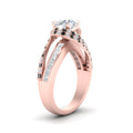 Thumbnail 79 - swirl-halo-black-diamond-engagement-ring-with-baguette-in-FD10355RORGBLACKANGLE3-NL-RG