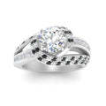 Thumbnail 82 - swirl-halo-black-diamond-engagement-ring-with-baguette-in-FD10355RORGBLACKANGLE3-NL-WG