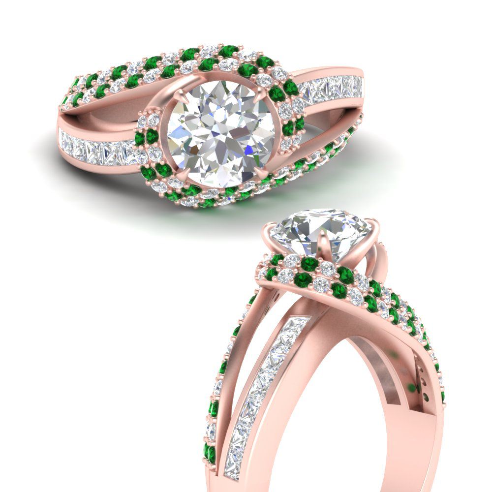 swirl-halo-diamond-and-emerald-engagement-ring-with-baguette-in-FD10355RORGEMGRANGLE3-NL-RG