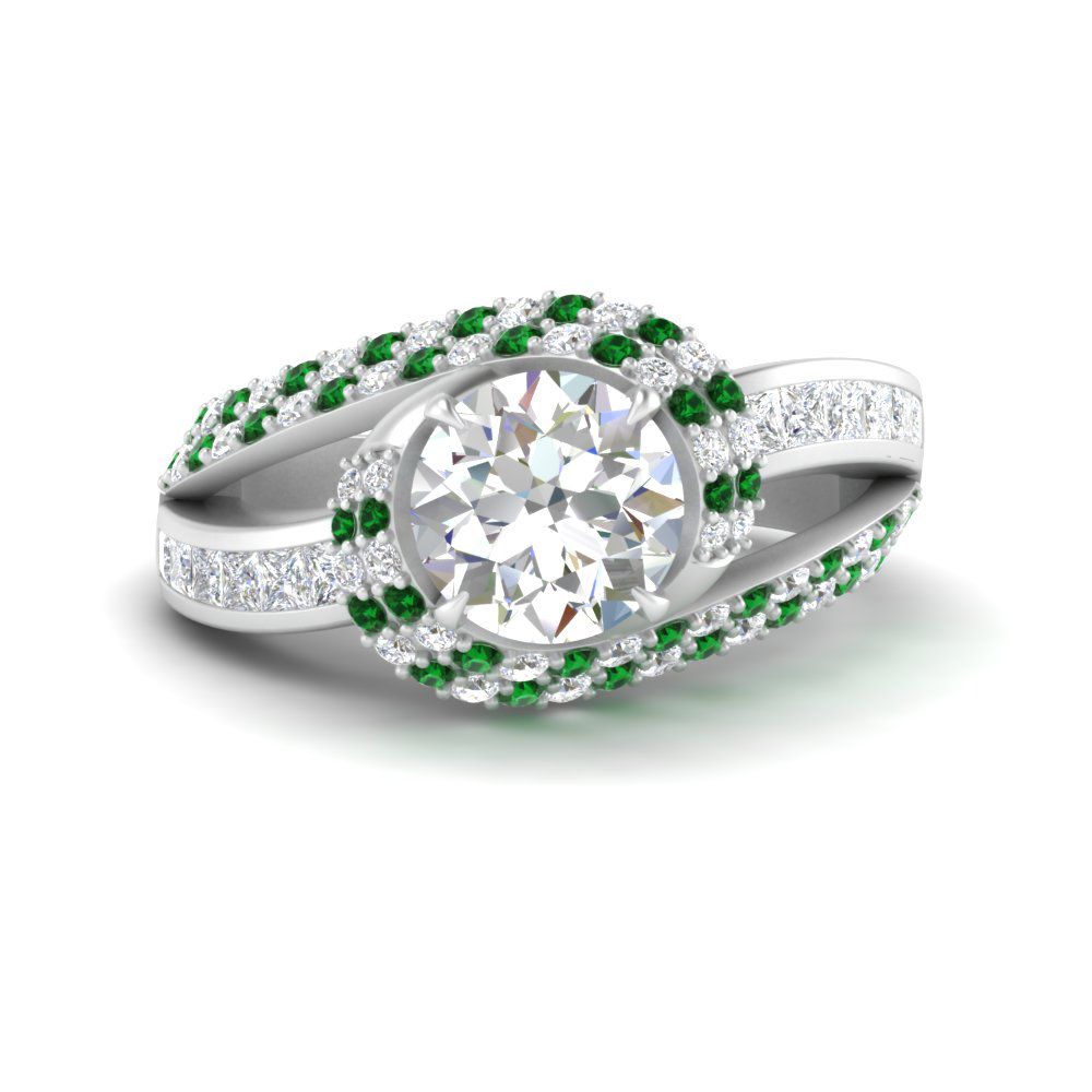 swirl-halo-diamond-and-emerald-engagement-ring-with-baguette-in-FD10355RORGEMGRANGLE3-NL-WG