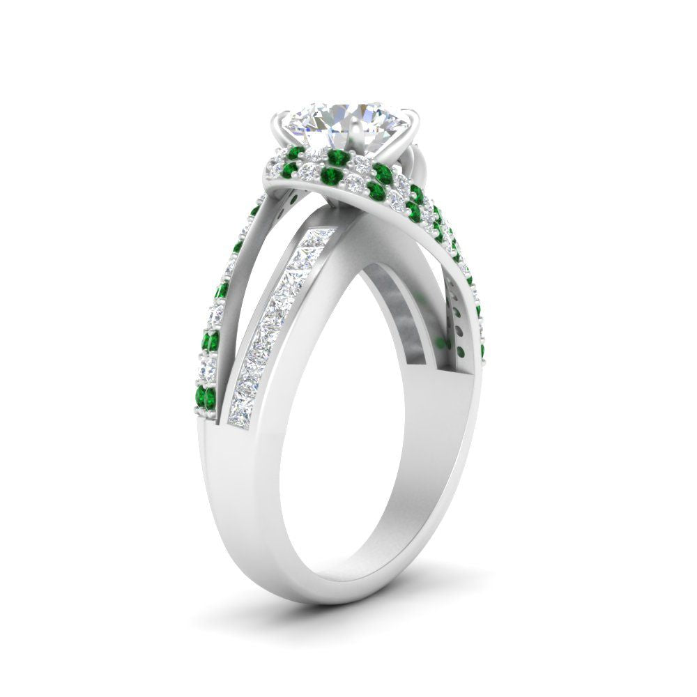 swirl-halo-diamond-and-emerald-engagement-ring-with-baguette-in-FD10355RORGEMGRANGLE3-NL-WG