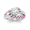 Thumbnail 32 - swirl-halo-diamond-and-pink-sapphire-engagement-ring-with-baguette-in-FD10355RORGSADRPIANGLE3-NL-WG