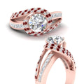 Thumbnail 63 - swirl-halo-diamond-and-ruby-engagement-ring-with-baguette-in-FD10355RORGRUDRANGLE3-NL-RG