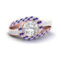 Thumbnail 14 - swirl-halo-diamond-and-sapphire-engagement-ring-with-baguette-in-FD10355RORGSABLANGLE3-NL-RG
