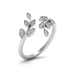 Load image into Gallery viewer, swirl-leaf-promise-diamond-ring-in-14K-white-gold-FD8342-NL-WG
