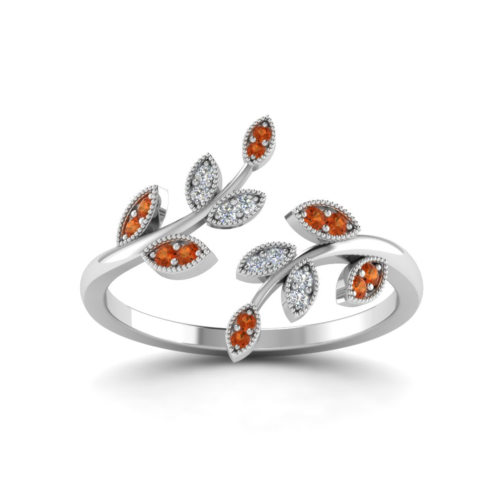 swirl-leaf-promise-diamond-ring-with-orange-sapphire-in-14K-white-gold-FD8342GSAOR-NL-WG