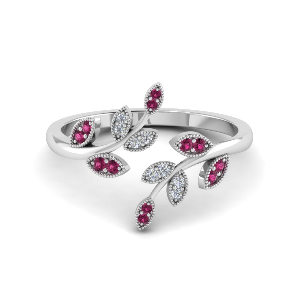 swirl-leaf-promise-diamond-ring-with-pink-sapphire-in-14K-white-gold-FD8342GSADRPI-NL-WG