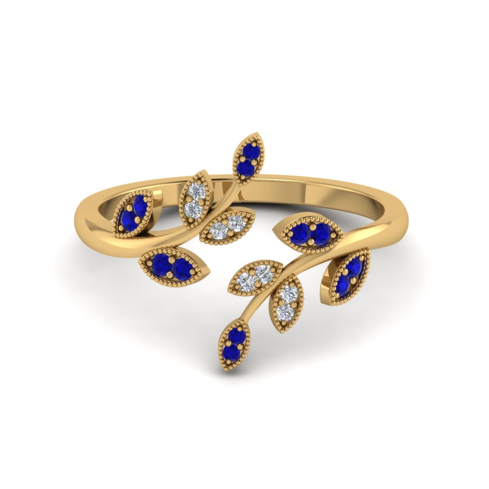 swirl-leaf-promise-diamond-ring-with-sapphire-in-14K-yellow-gold-FD8342GSABL-NL-YG