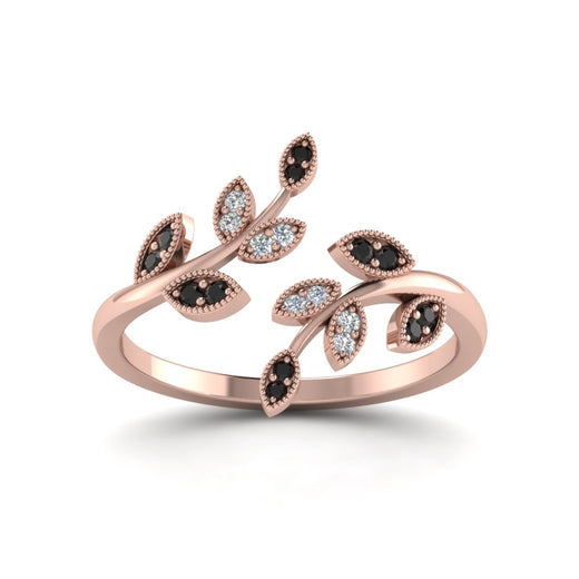 swirl-leaf-promise-ring-with-black-diamond-in-14K-rose-gold-FD8342GBLACK-NL-RG