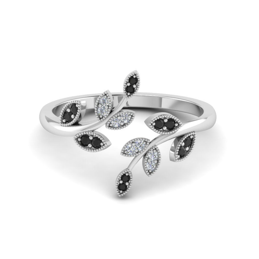 swirl-leaf-promise-ring-with-black-diamond-in-14K-white-gold-FD8342GBLACK-NL-WG