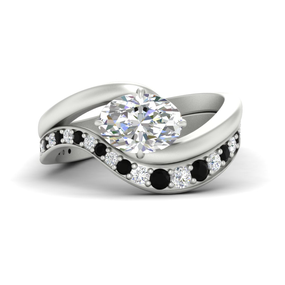 swirl-oval-east-west-black-diamond-wedding-ring-set-in-white-gold-fd11522gblack-nl-wg
