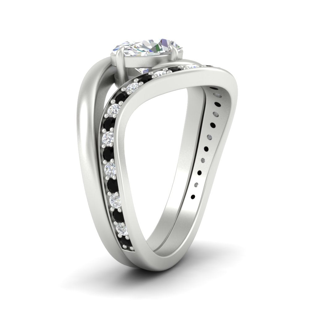 swirl-oval-east-west-black-diamond-wedding-ring-set-in-white-gold-fd11522gblack-nl-wg