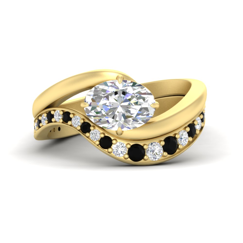 swirl-oval-east-west-black-diamond-wedding-ring-set-in-yellow-gold-fd11522gblack-nl-yg