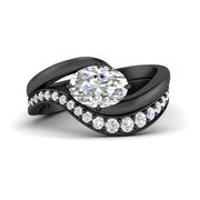swirl-oval-east-west-diamond-wedding-ring-set-in-black-gold-fd11522-nl-bg