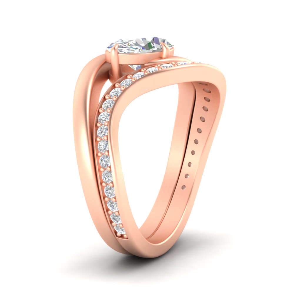 swirl-oval-east-west-diamond-wedding-ring-set-in-rose-gold-fd11522-nl-rg