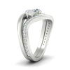 Load image into Gallery viewer, swirl-oval-east-west-diamond-wedding-ring-set-in-white-gold-fd11522-nl-wg