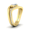 Load image into Gallery viewer, swirl-oval-east-west-diamond-wedding-ring-set-in-yellow-gold-fd11522-nl-yg