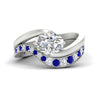 Load image into Gallery viewer, swirl-oval-east-west-sapphire-wedding-ring-set-in-white-gold-fd11522gsabl-nl-wg