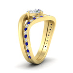 Load image into Gallery viewer, swirl-oval-east-west-sapphire-wedding-ring-set-in-yellow-gold-fd11522gsabl-nl-yg
