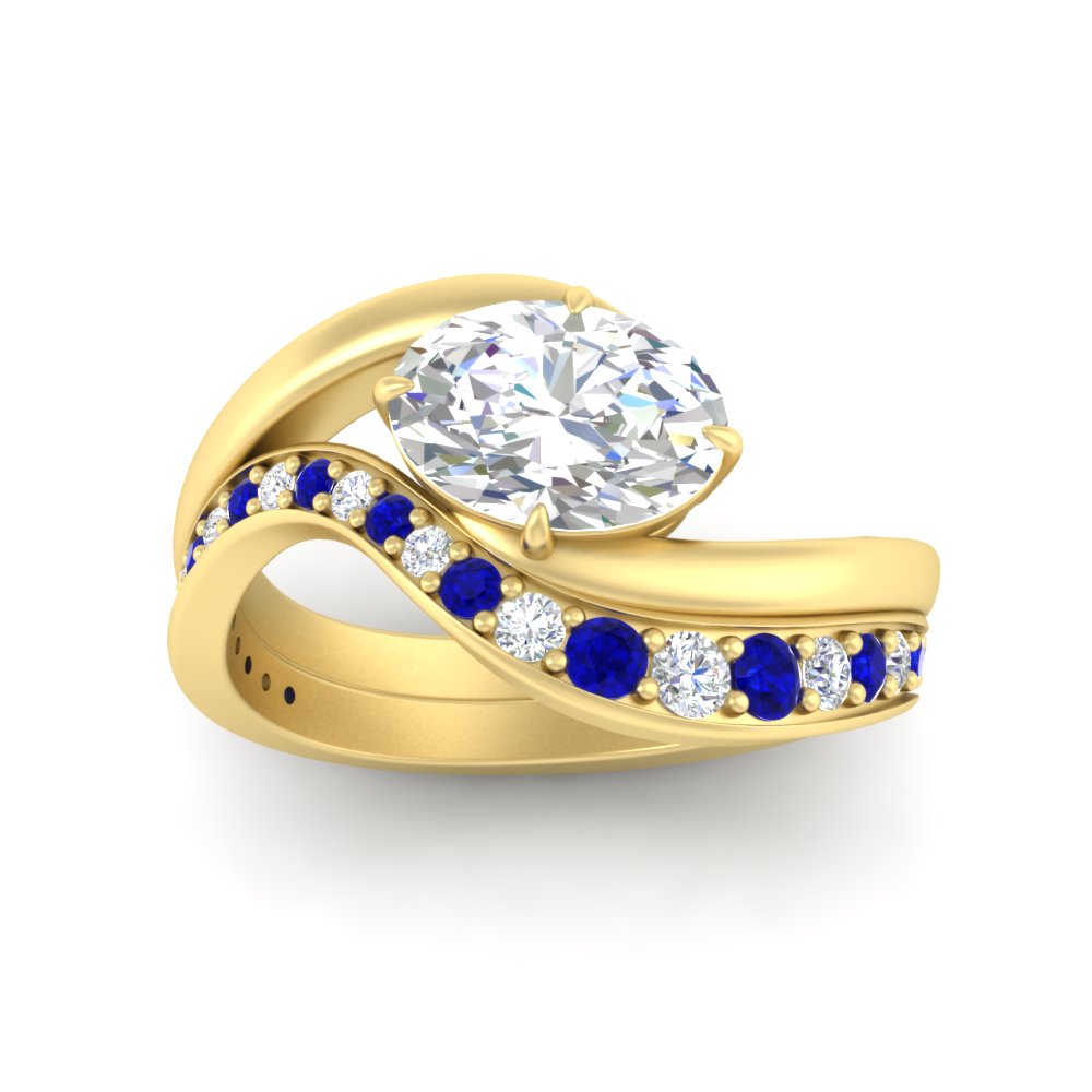 swirl-oval-east-west-sapphire-wedding-ring-set-in-yellow-gold-fd11522gsabl-nl-yg