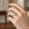 Load image into Gallery viewer, swirl-oval-shaped-solitaire-engagement-ring-in-white-gold-fdens7806-model