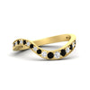 Load image into Gallery viewer, swirl-pave-black-diamond-wedding-band-in-yellow-gold-fd11522bgblack-nl-yg