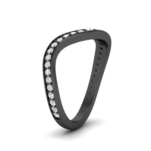 swirl-pave-diamond-Wedding-band-in-black-gold-fd11522bangle2-nl-bg